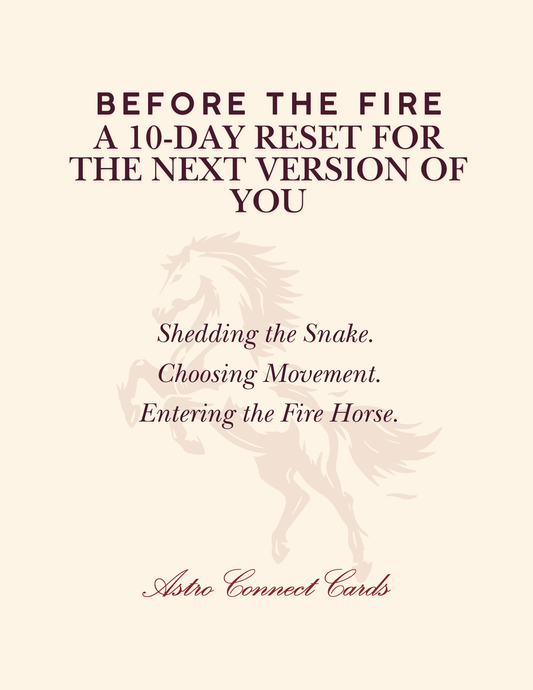 (Digital) 10 Day Reset Fire Horse Version. For the next version of you!