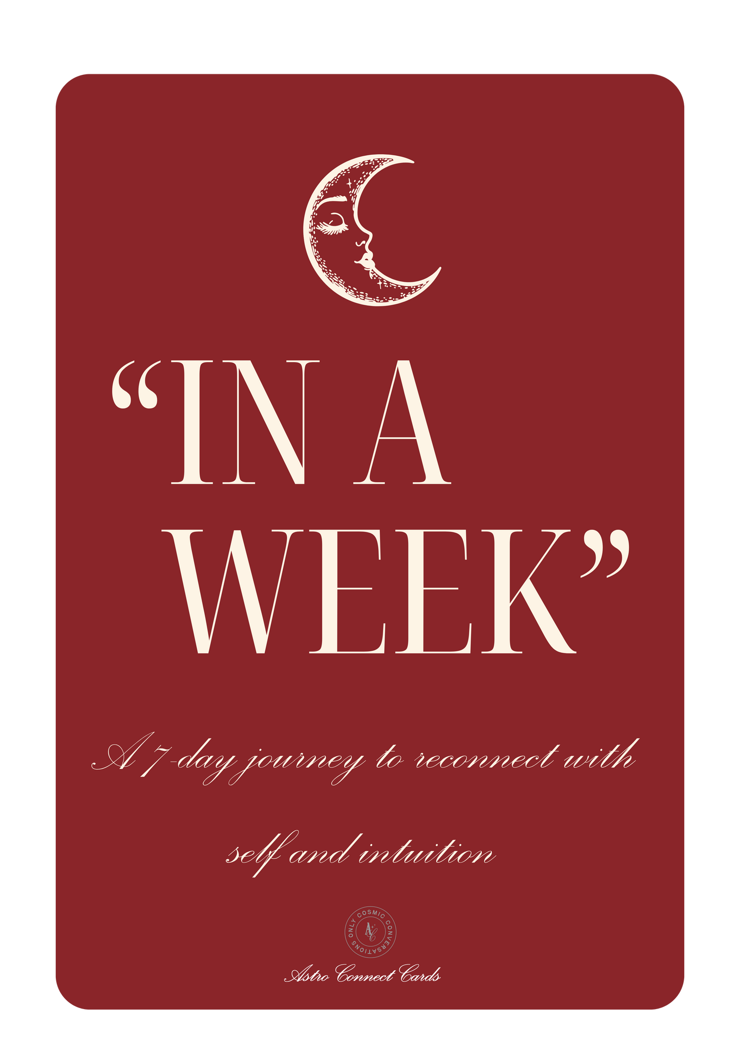 "In a Week" Journal